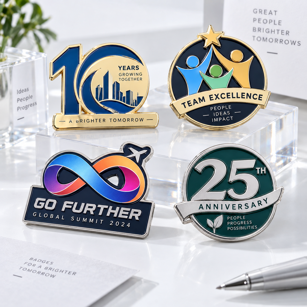 Corporate Badges design examples