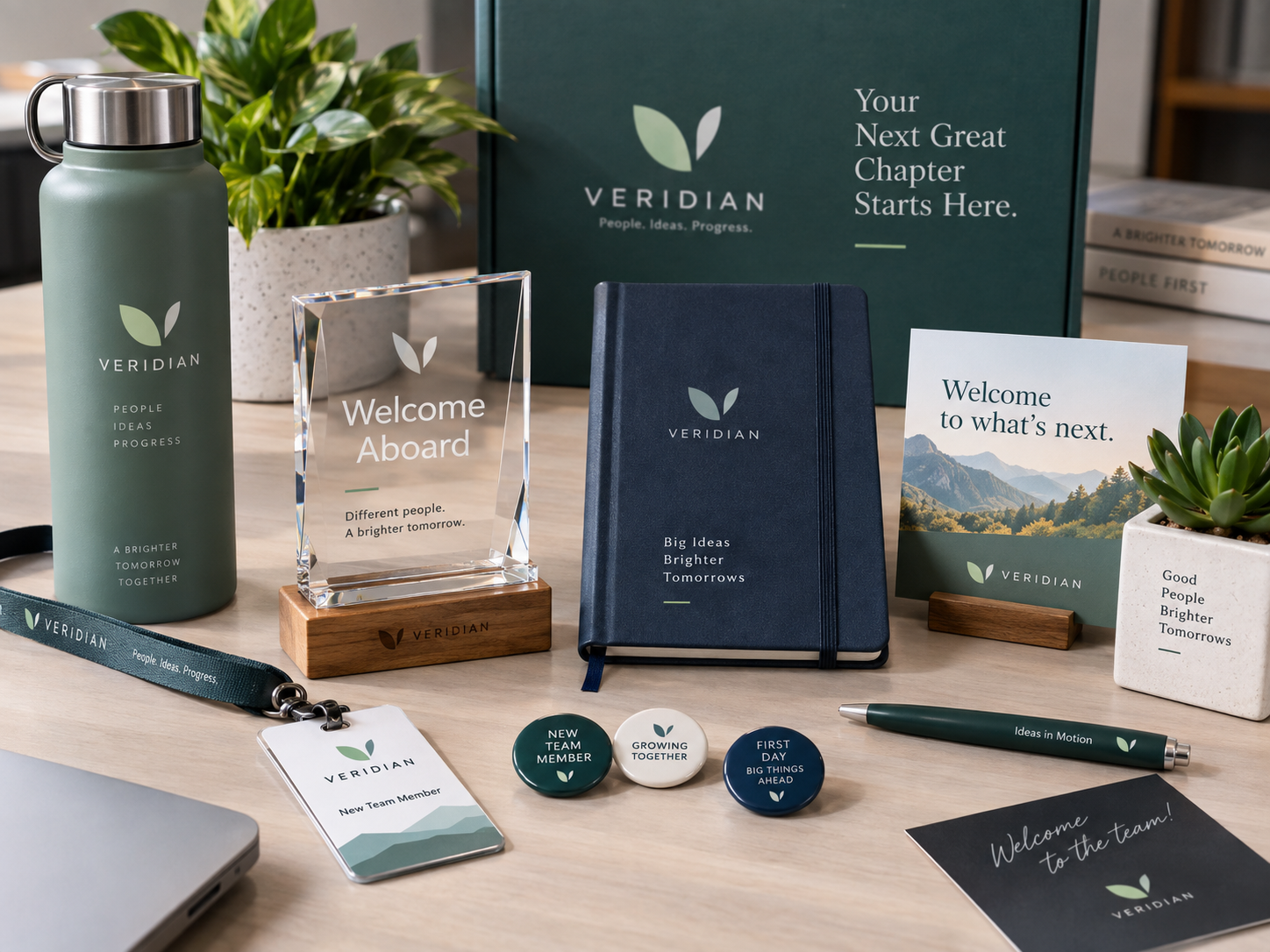 Corporate event gift collection