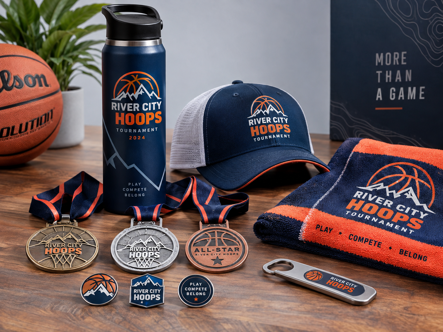 Sports event merchandise collection