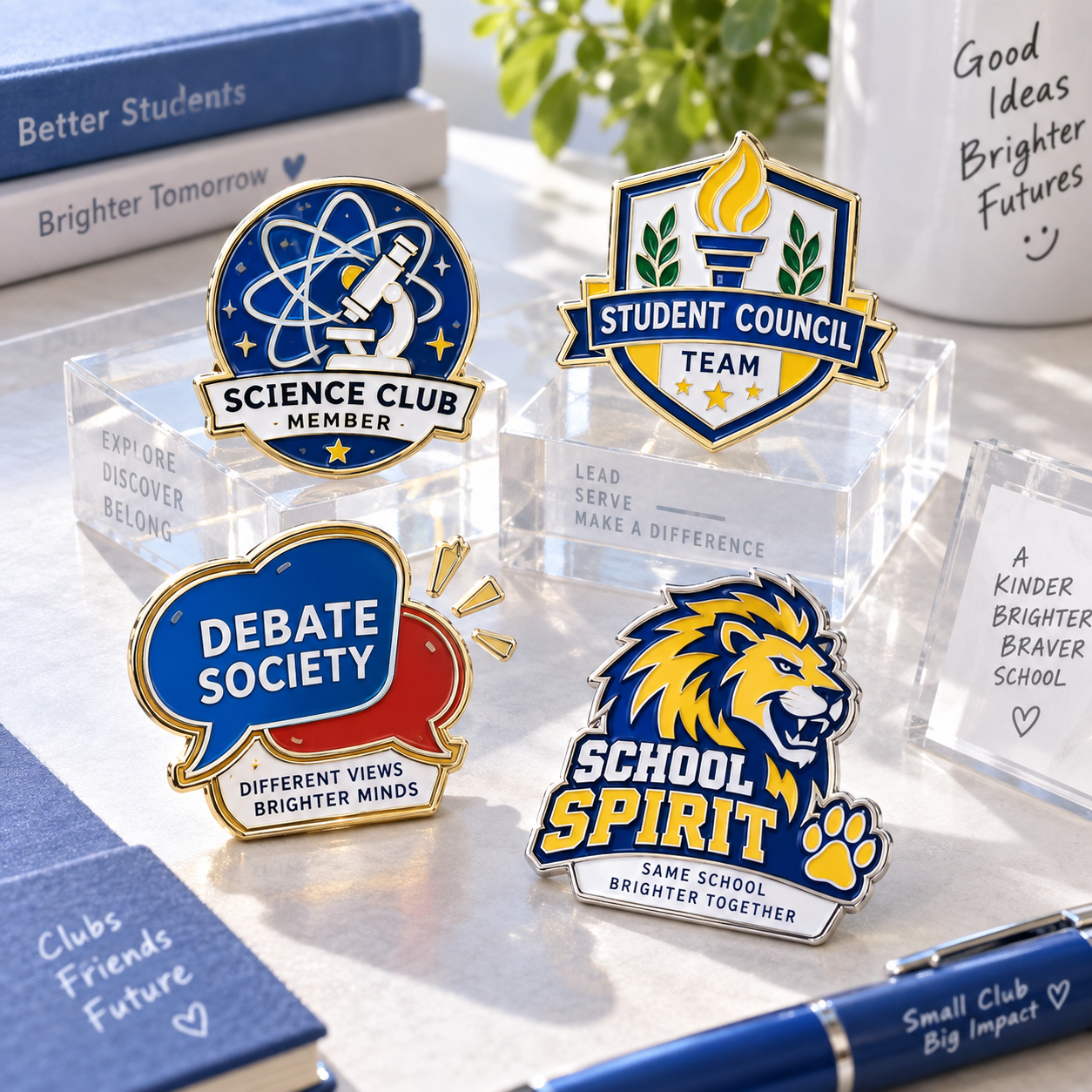 School & Club Badges design examples