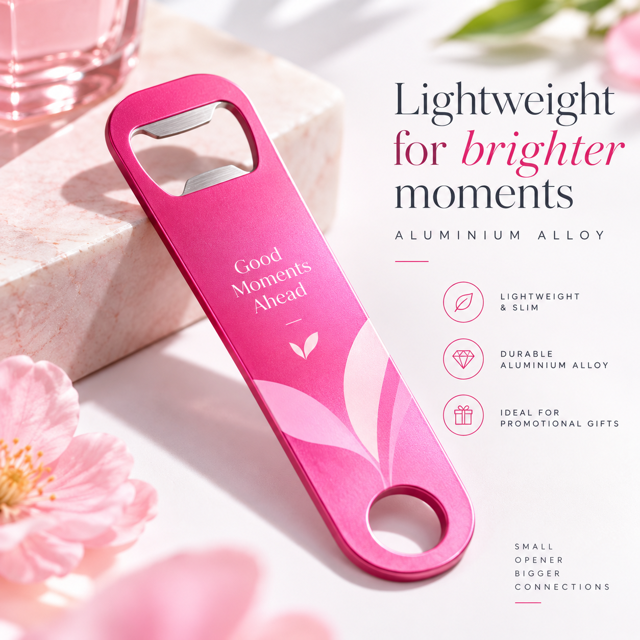 Aluminium alloy bottle opener example