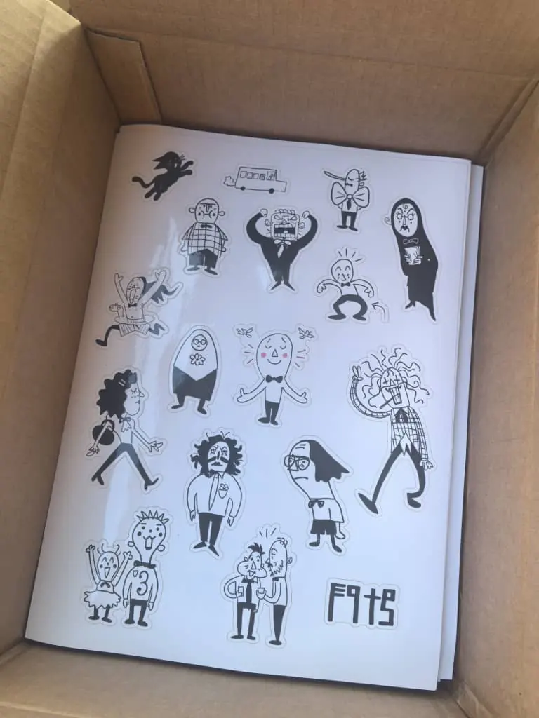 Glossy A4 kiss-cut band sticker sheets